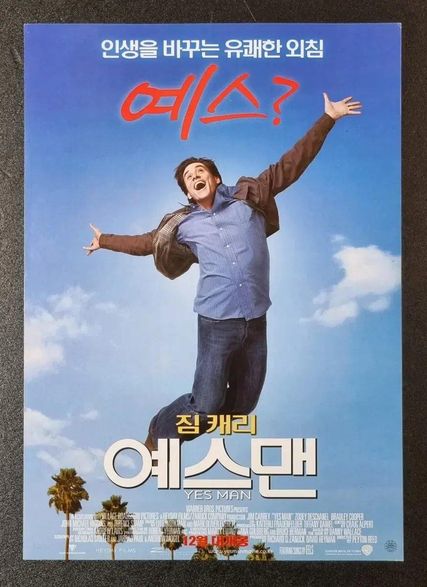 [영화팜플렛] 예스맨 (2008) 짐캐리 주이디샤넬 영화전단지