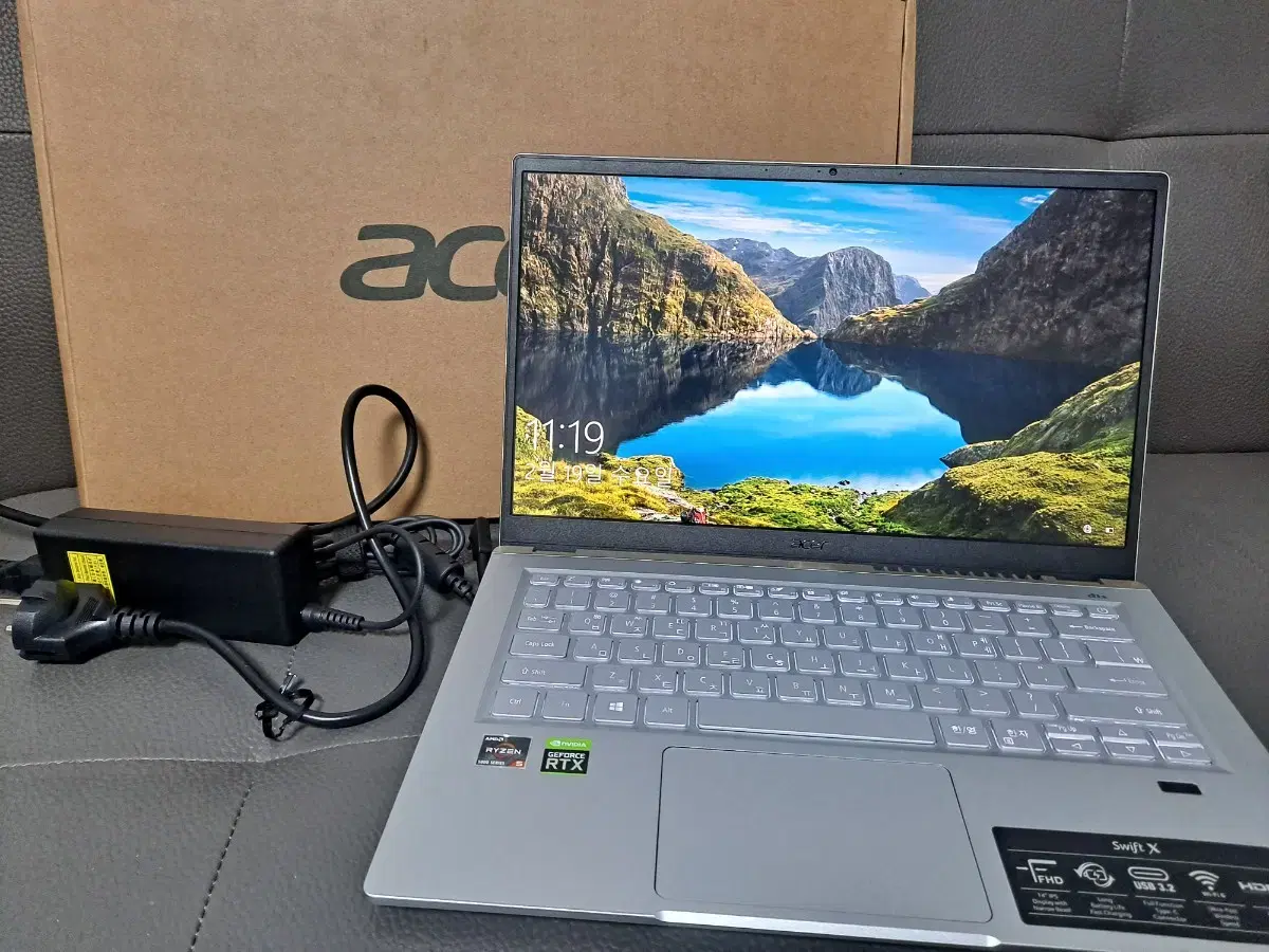RTX3050ti / 14인치 초경량 acer 스위프트X 게이밍 노트북