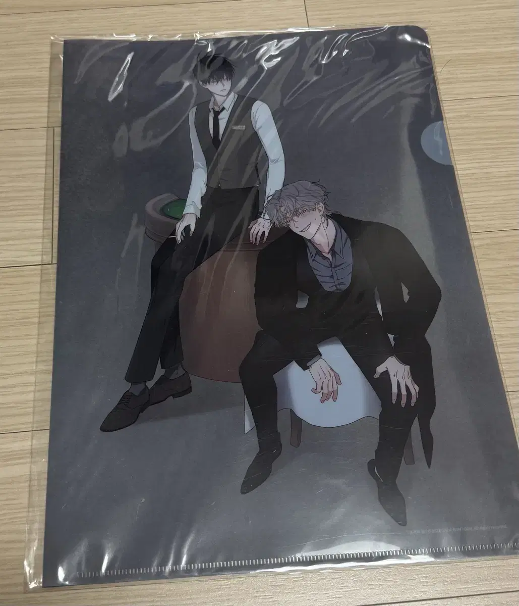 bomtoon mulbom muljabeom taejoo uihyun l-shaped file clear file sell wts