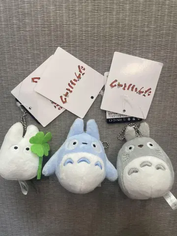 이웃집 토토로 지브리 파크 키체인 3개 세트 새상품