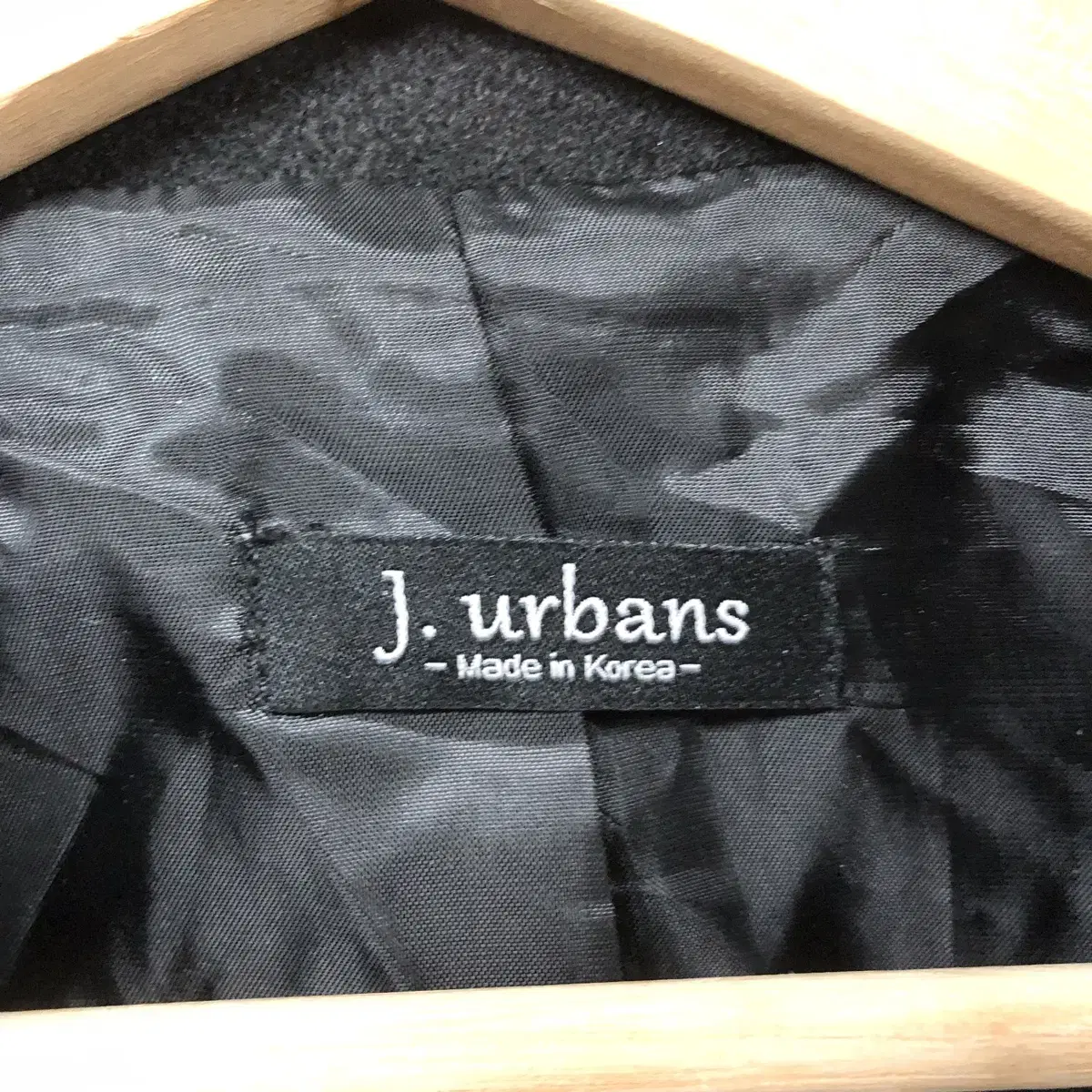 J.urbans 제이어반스 블랙 울코트