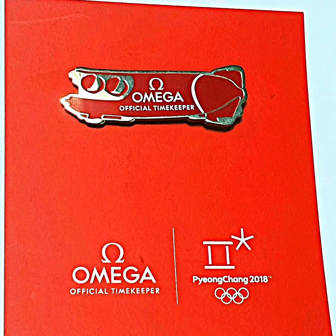 평창동계올림픽 공식파트너 OMEGA 뱃지 세트