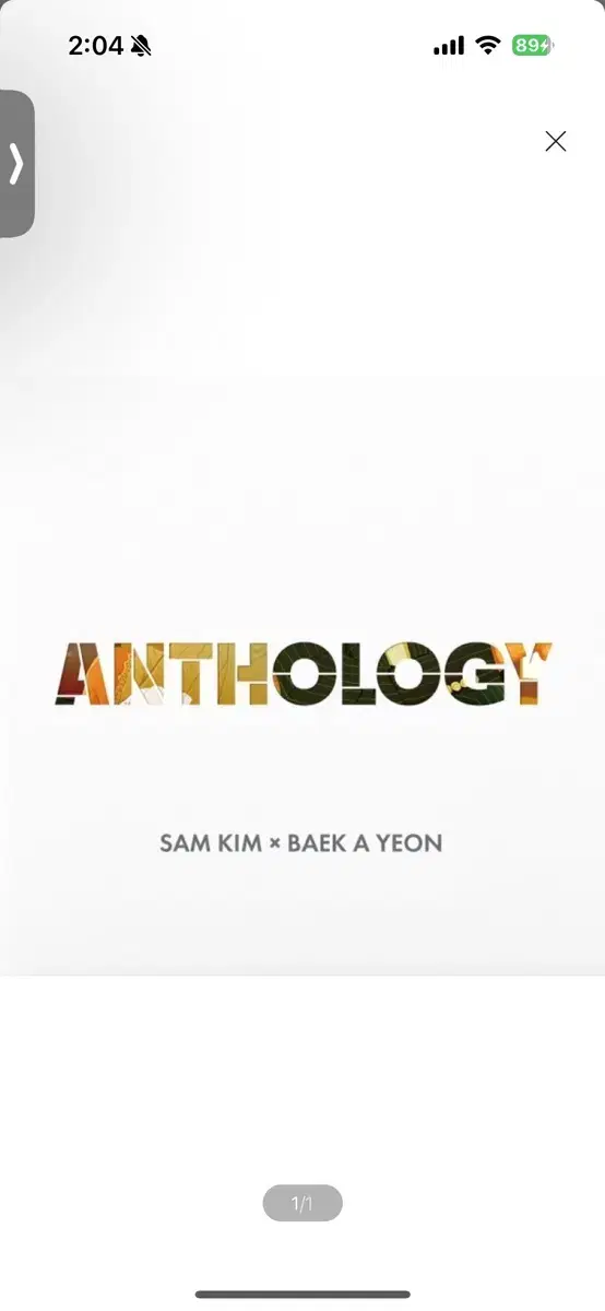 LP) 샘김 X 백아연 - Anthology (투명 그린 컬러 LP)