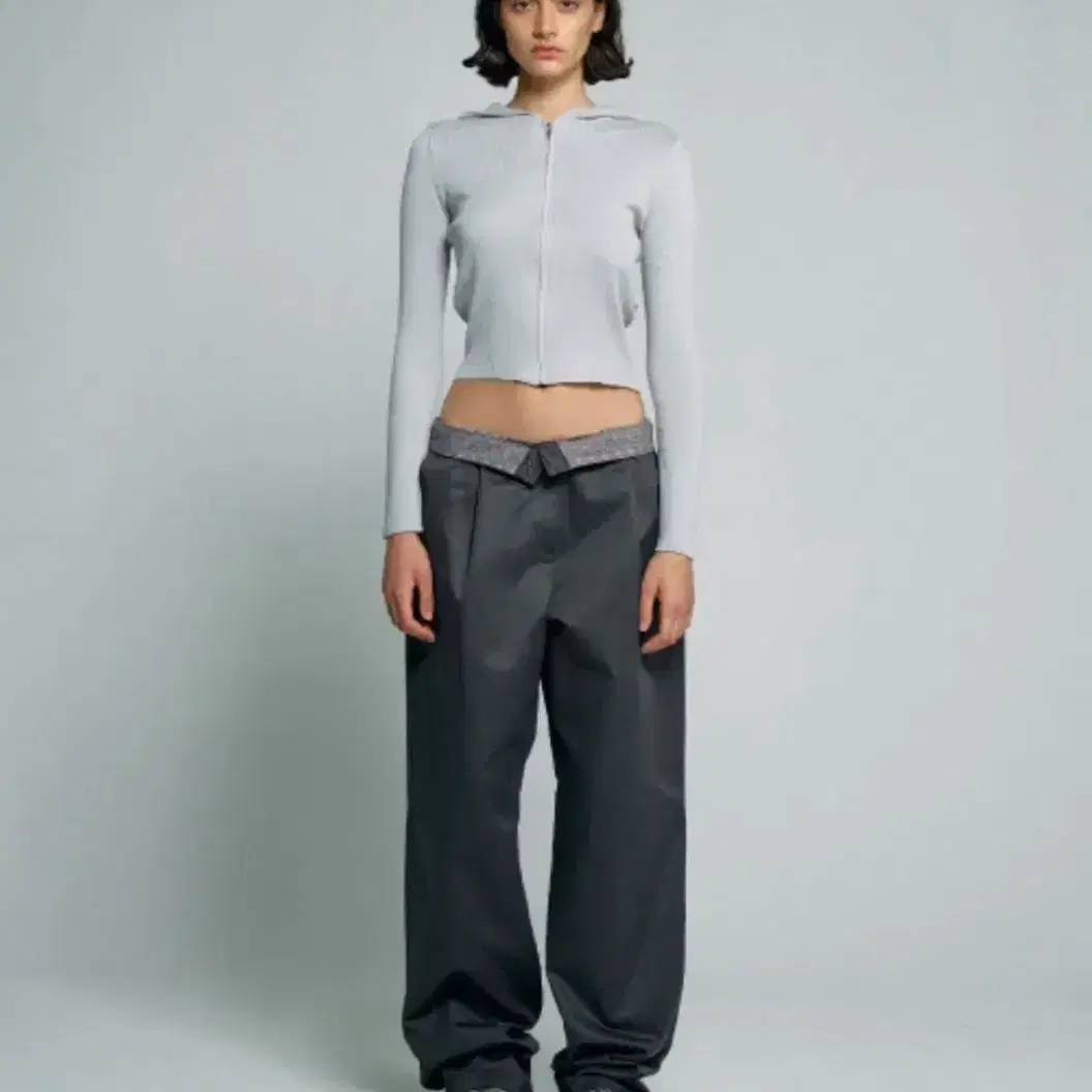 스컬프터 팬츠 folding waist band pants 차콜 L