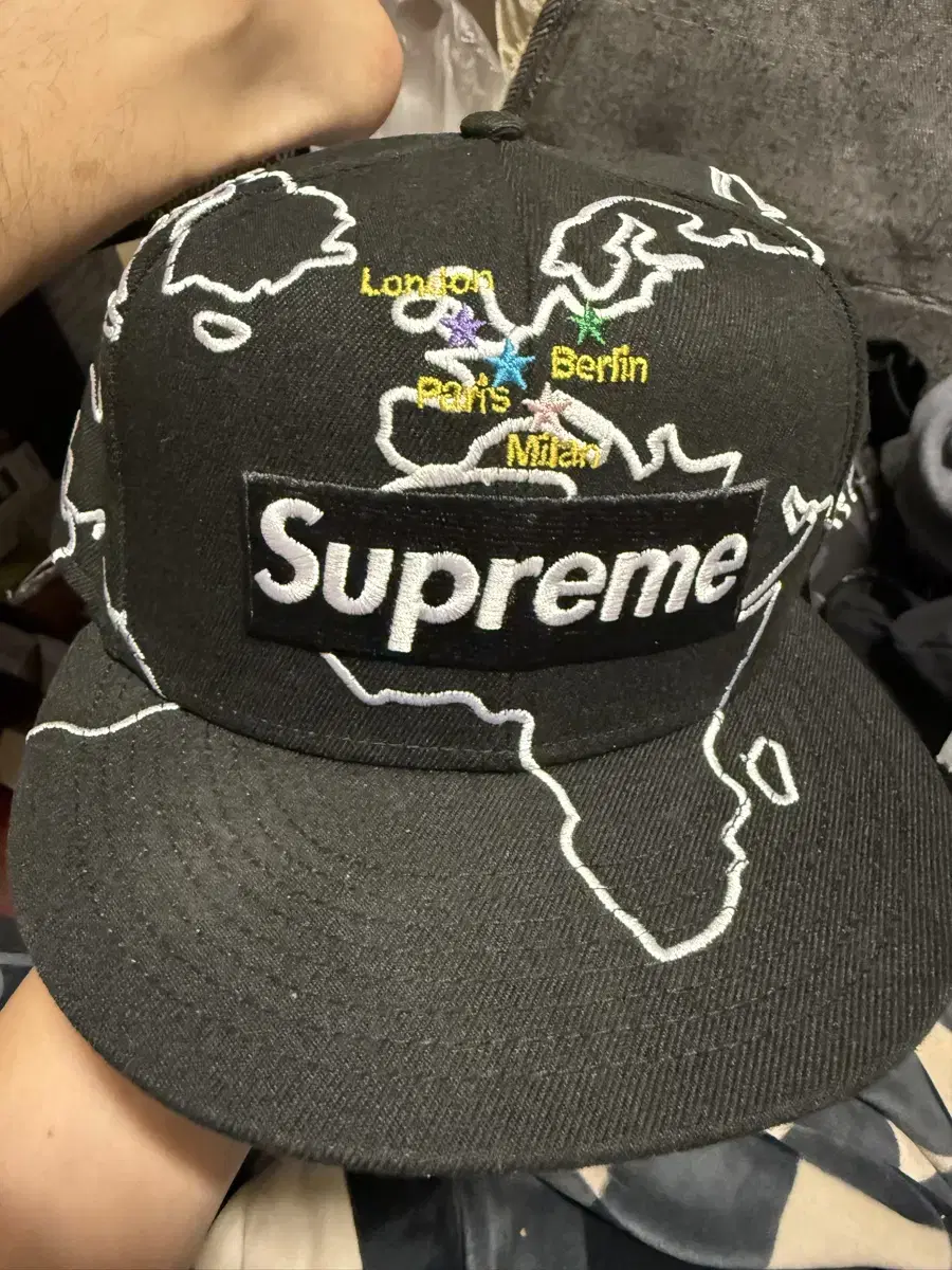 [Genuine/Sale] Supreme Worldwide Box Logo New Era