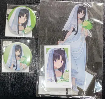 여아 밴드 크라이 복권 메이트 아크릴 스탠드 캔뱃지 안와 스바루