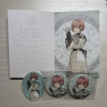 잭잔느 다치바나 키사 3주년 굿즈 세트