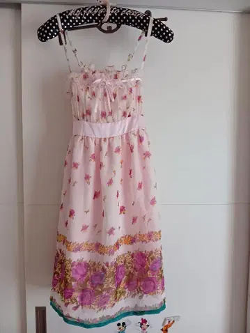 투랄라 리즈리사꽃무늬 핑크 원피스