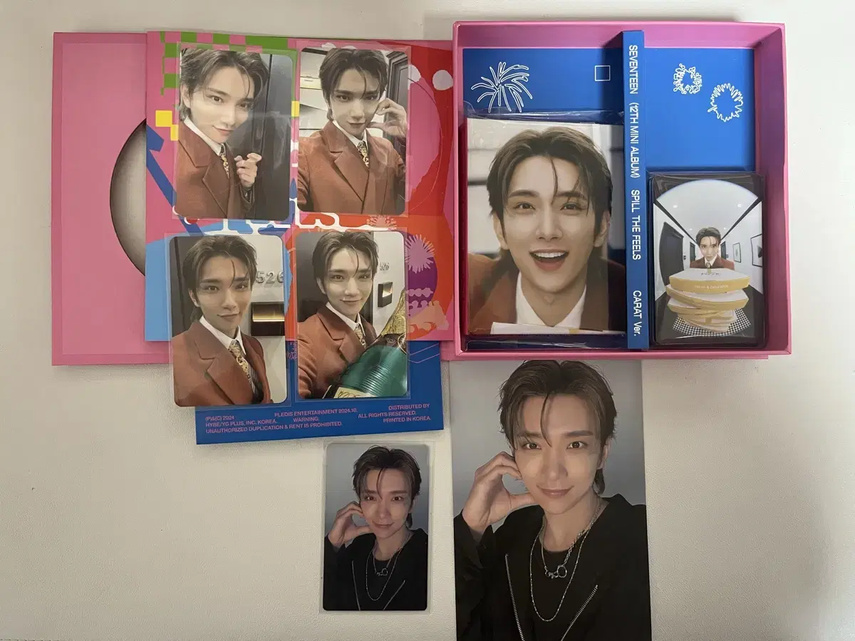 세븐틴 조슈아 스필더필스 캐럿반 풀셋 위버스 특전 일괄