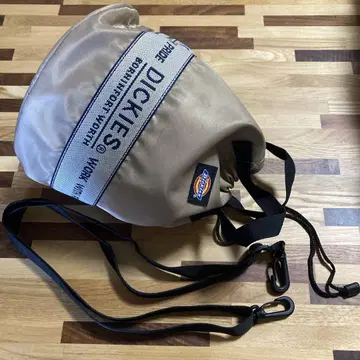 DICKIES 숄더 복조리 백 2way 나일론 베이지