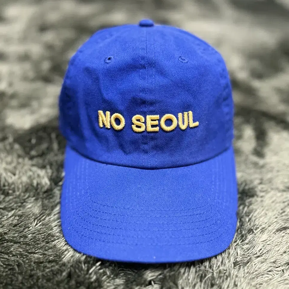 노커피 NO SEOUL NO LIFE 볼캡 블루