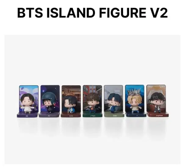 현물) BTS 방탄 인더섬 Island Figure V2 피규어