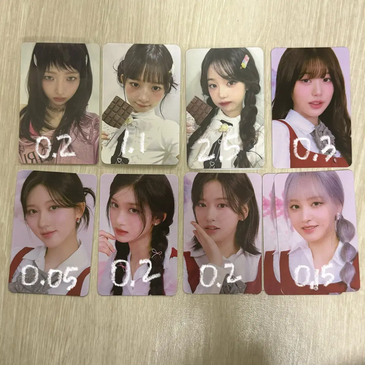 아이브 위드뮤 엠파시 럭키드로우 럭드 가을 유진 레이 원영 리즈 이서