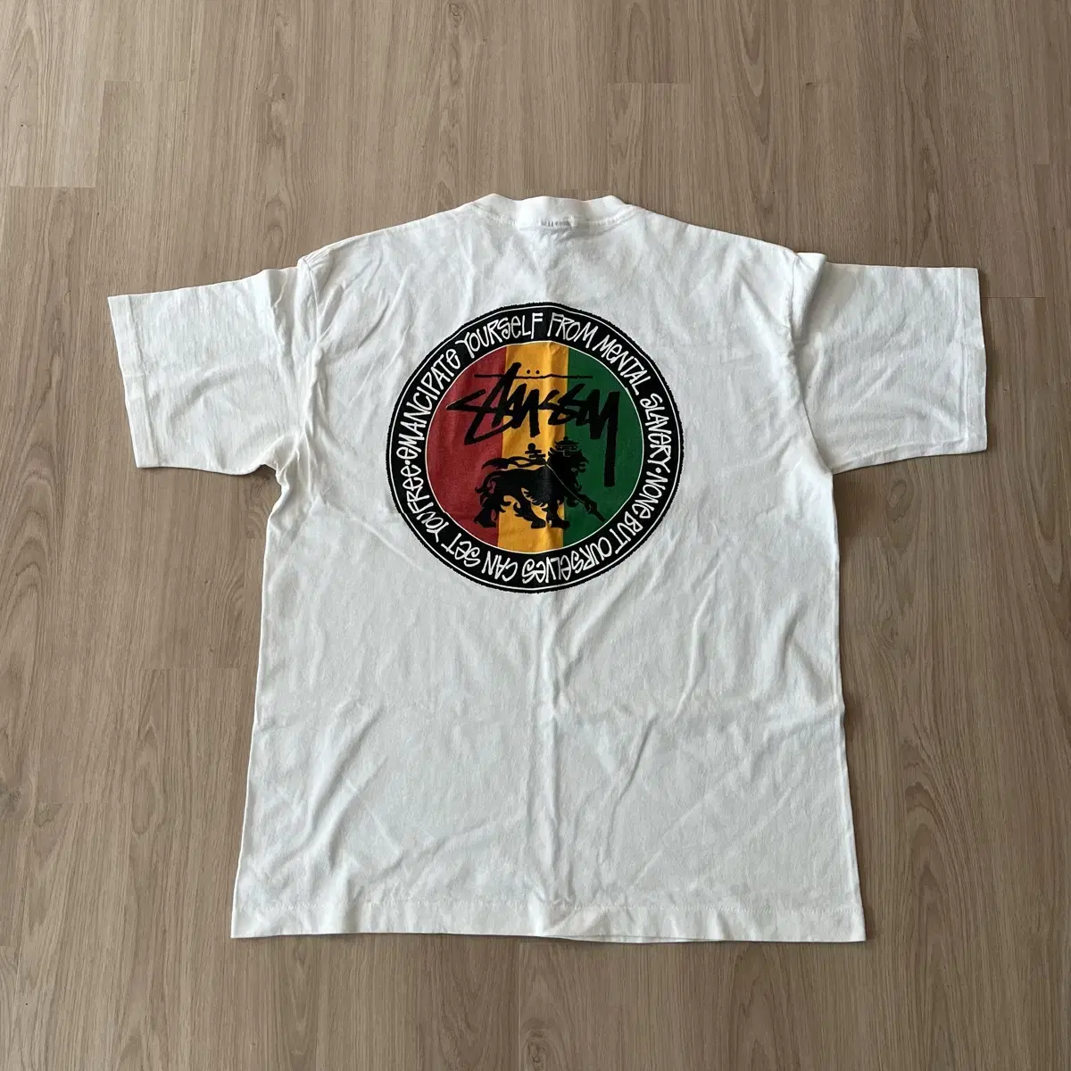 [XL] 90s 빈티지 올드 스투시 티셔츠 made in usa