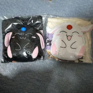 CLAMP 전시회 에코백 화이트 모코나 블랙 모코나