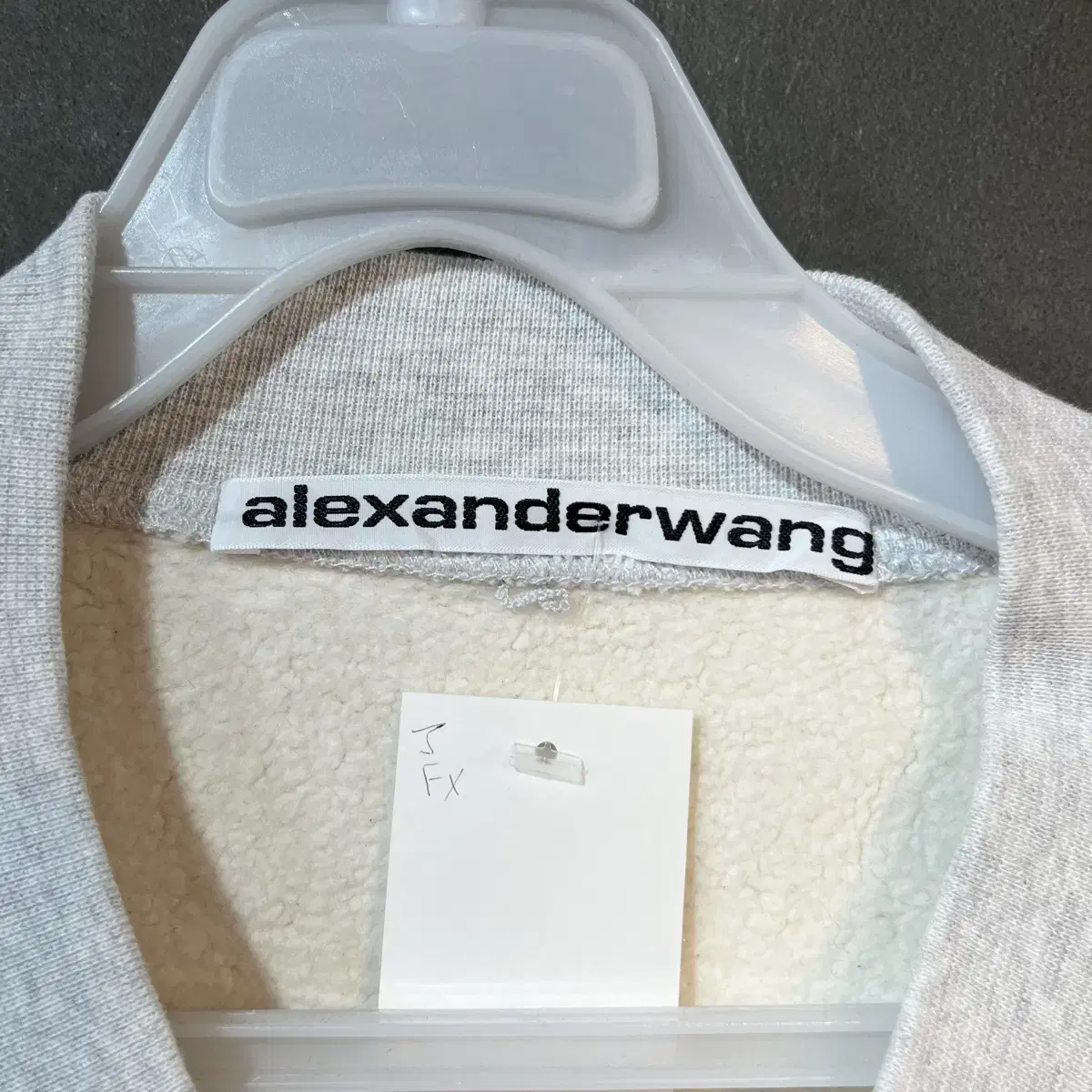 [S] ALEXANDER WANG 알렉산더 왕 크롭 스웻 셔츠