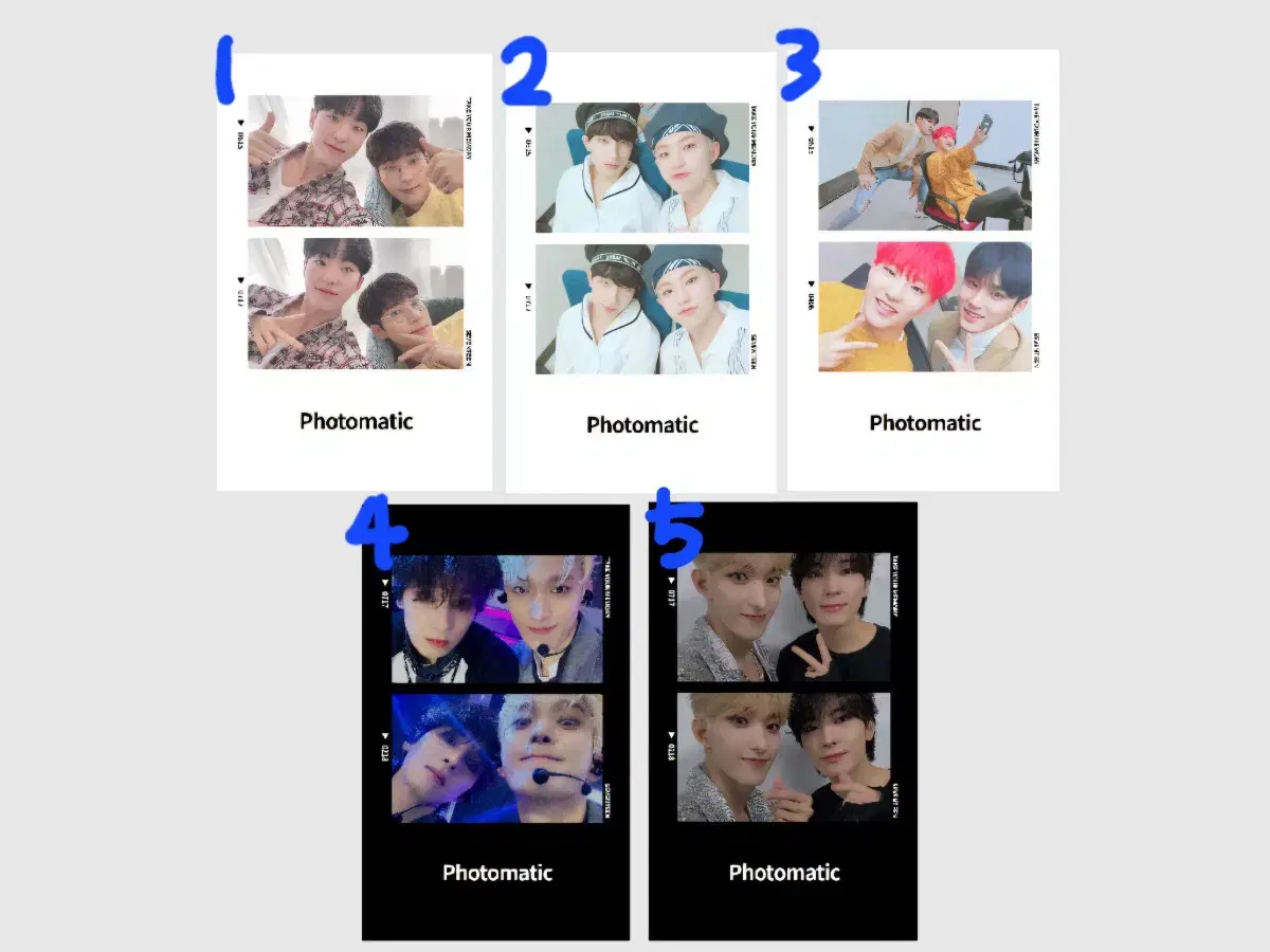 (3+1) 세븐틴 비공굿 포카 포토매틱