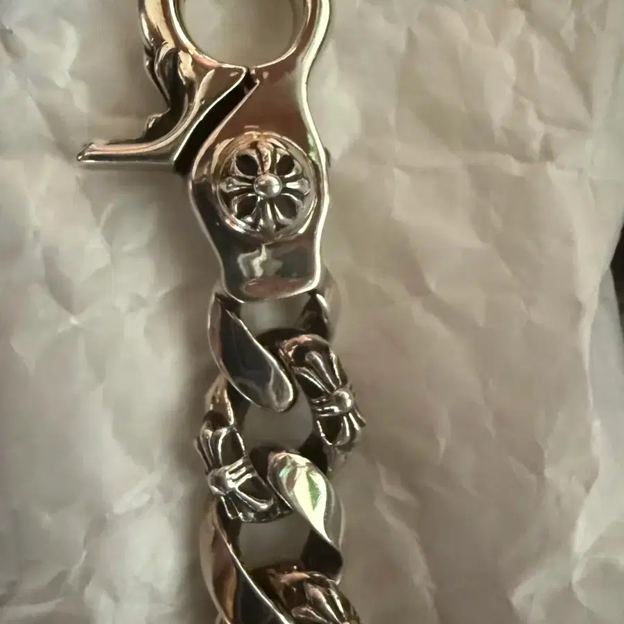 크롬하츠 팬시 클립 팔찌 13링크