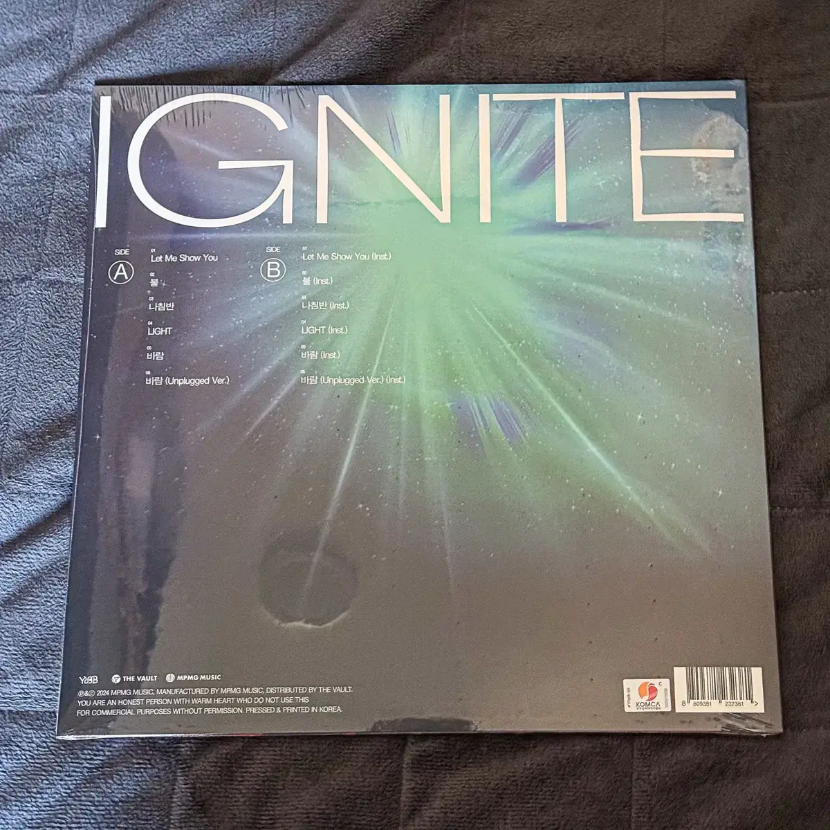 유다빈밴드 IGNITE LP 미개봉