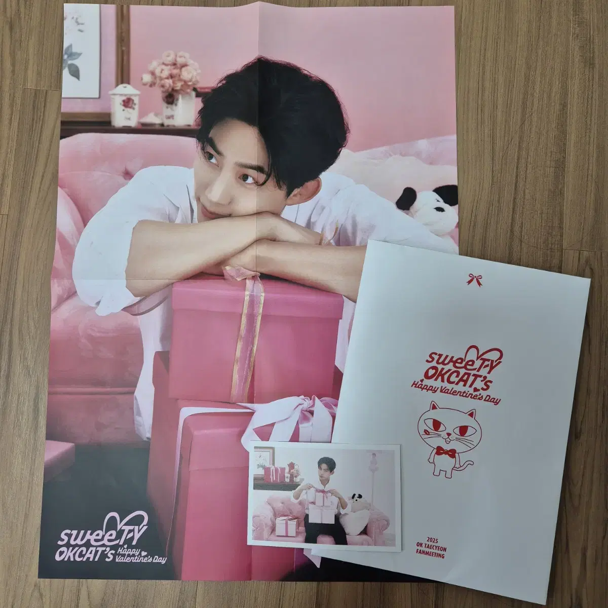 2PM 2pm ok taecyeon 2025 Valentine's Day Okkat Poster & Postcard