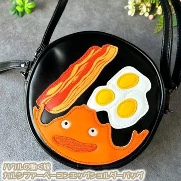 미개봉 새상품 하울의 움직이는 성 칼시퍼 베이컨 에그 숄더백 지브리