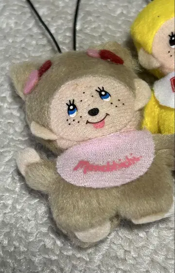 레어 몬티치 끈 포함 봉제 인형 키링 3개 세트