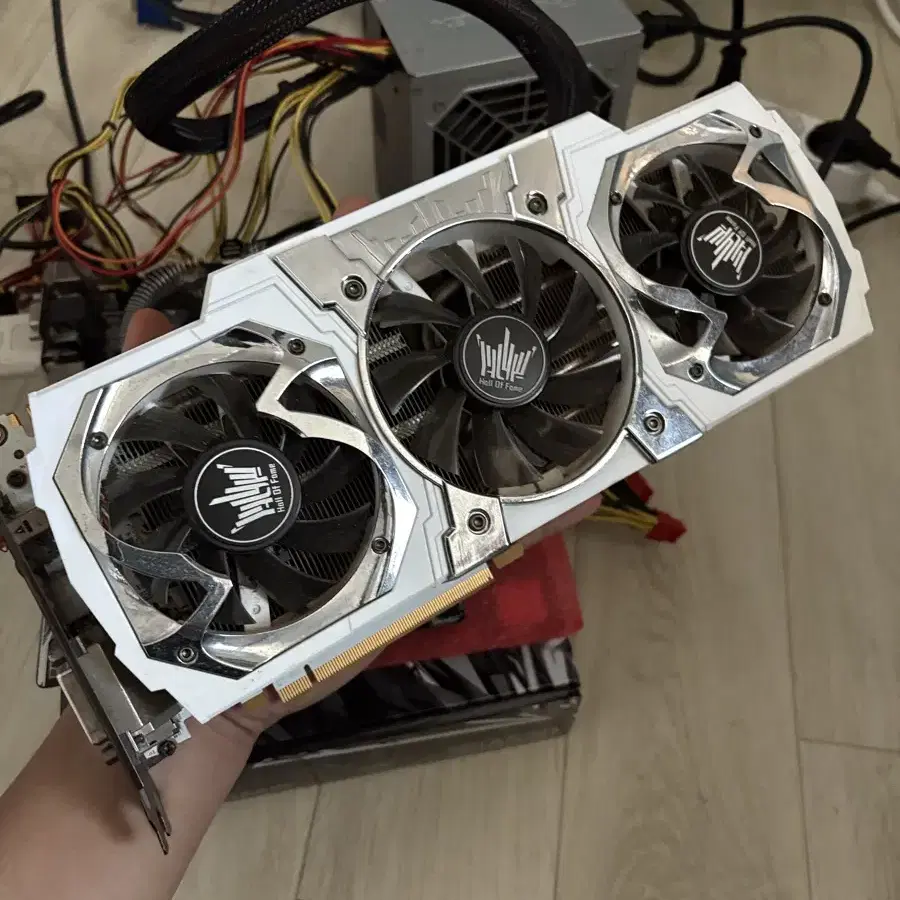 초희귀 갤럭시 HOF GTX980TI 6GB 소장용 부품용 그래픽카드