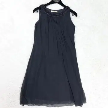 [새상품급] 개럴개런트비즈 자수 쉬폰 원피스 드레스