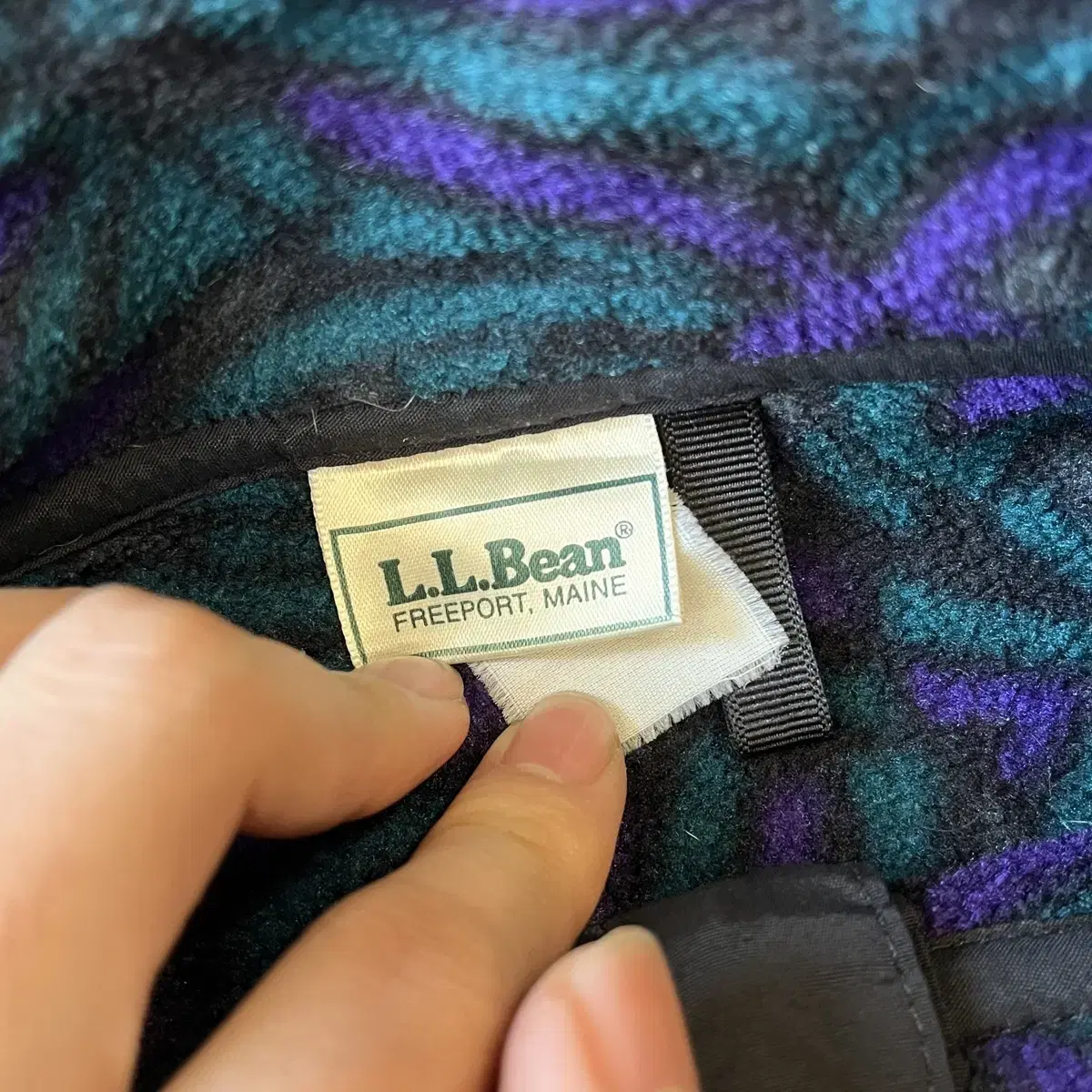 90년대 미국 생산 L.L.bean 정품 엘엘빈 플리스 신칠라