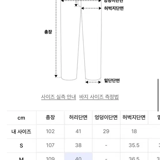 밀로 아카이브 스트라이프 팬츠 XL