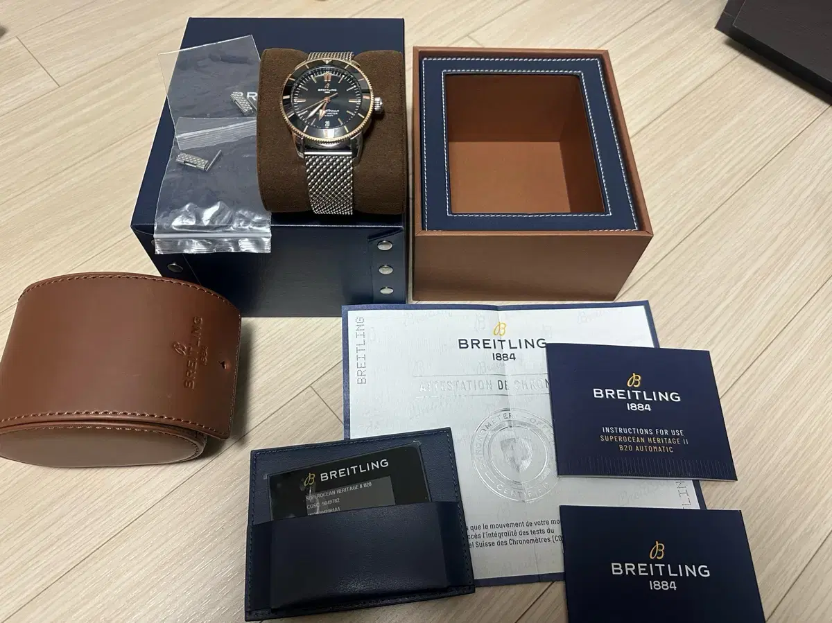 Breitling Superocean 2 Heritage Black Ceramic 42mm Gold