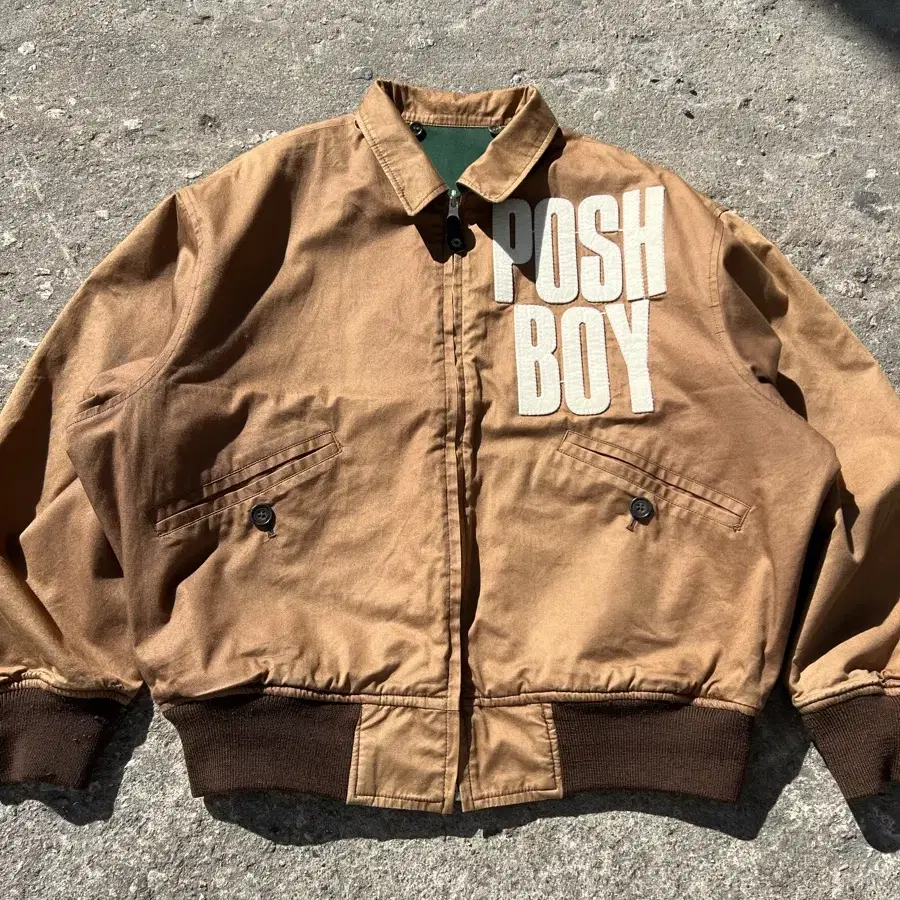 1980s POSHBOY REVERSIBLE 빈티지양면봄버자켓