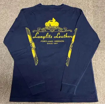 롱T 가죽 롱T 구제 의류 langlitz 가죽 롱T XL