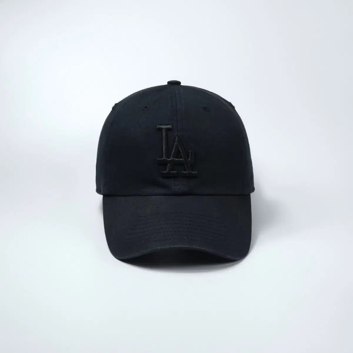 47 LA 다저스 올블랙 빈티지 볼캡 모자