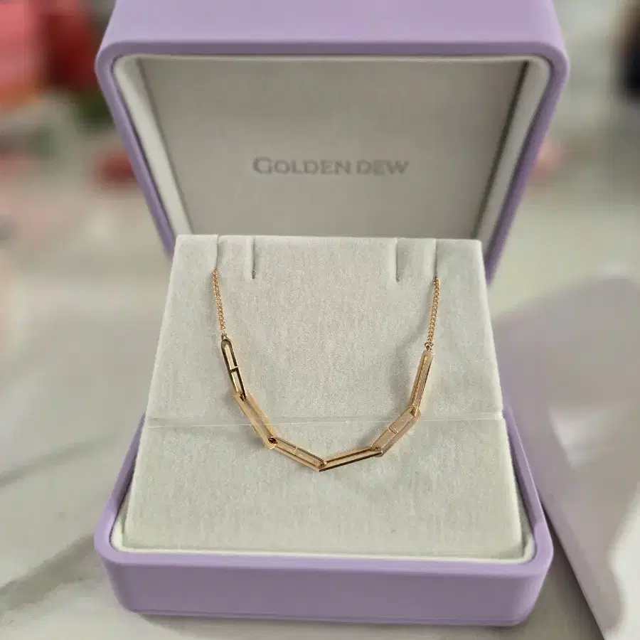[Golden dew] 18K Gold☆Du Origin 3 Necklace GOLDEN DEW | 골든듀 Golden Dew 18k GD Connection3 Necklace