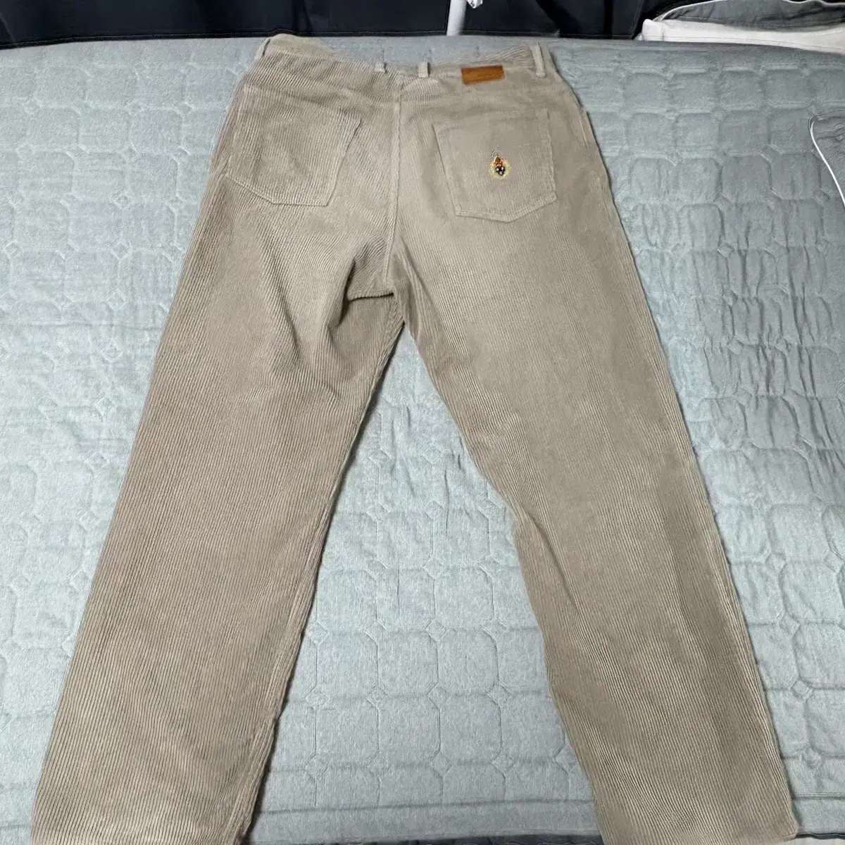 헤리티지 플로스 Crest Corduroy Pants Beige