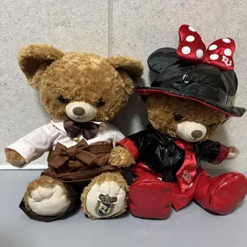 유니베어시티 봉제 인형 코스튬 디즈니 스토어 모카 푸딩 세트