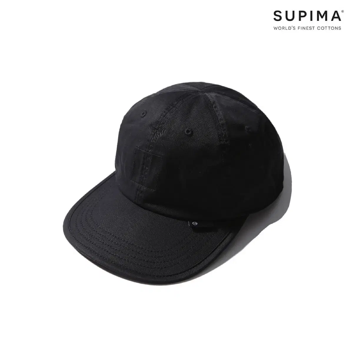 [AW21] 모이프 유니폼 캡 BLACK SUPIMA