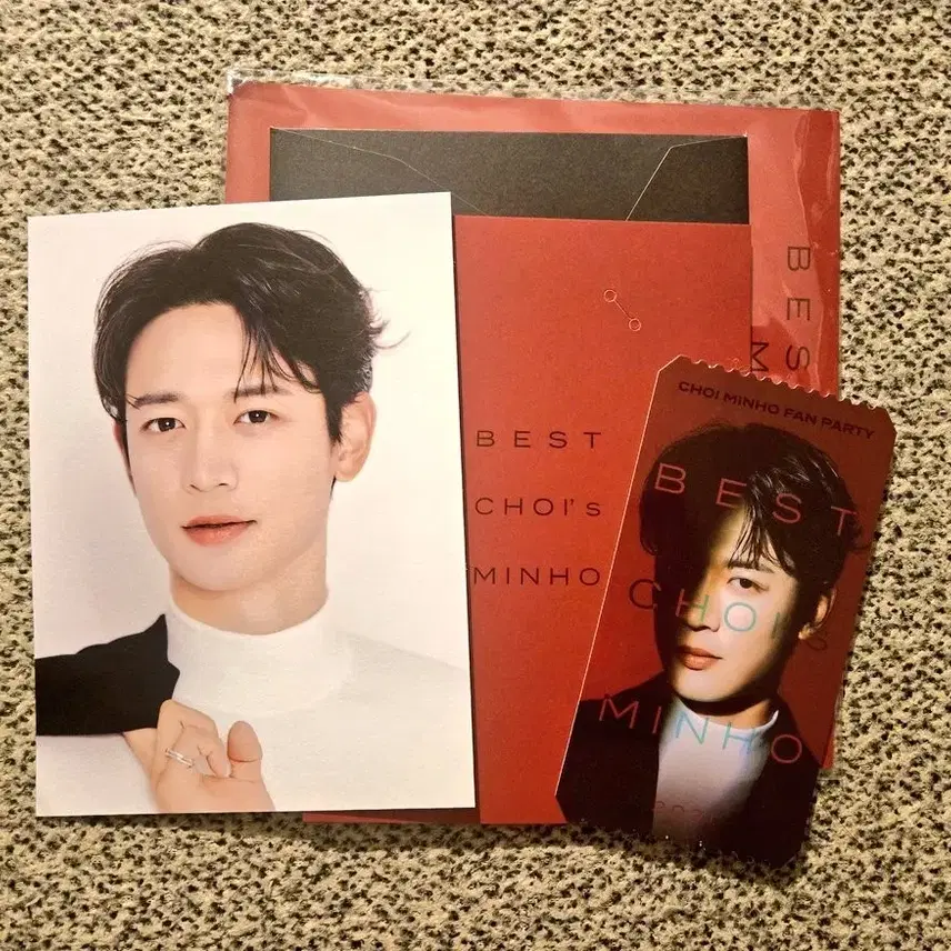 SHINee Minho Best Choice MinhoファンミーティングARチケットセットポストバージョン譲渡