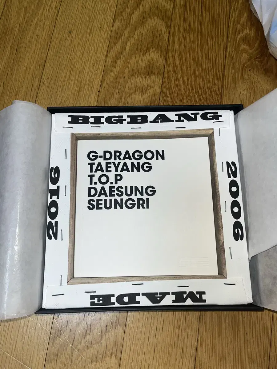 Big Bang made canvas album