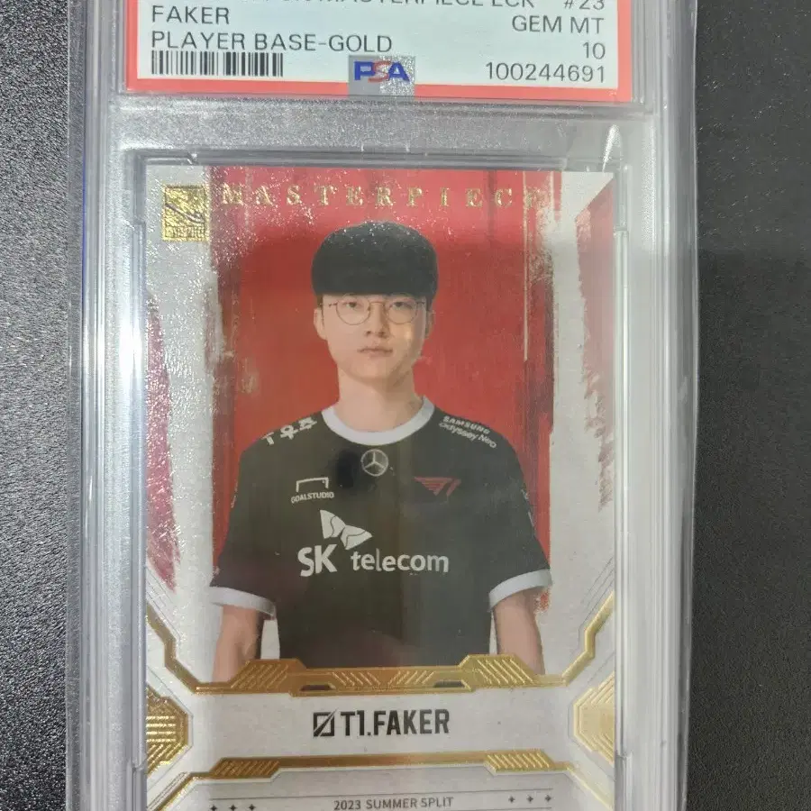 buffun 페이커 faker 15한정 gold 카드 psa10 프사10