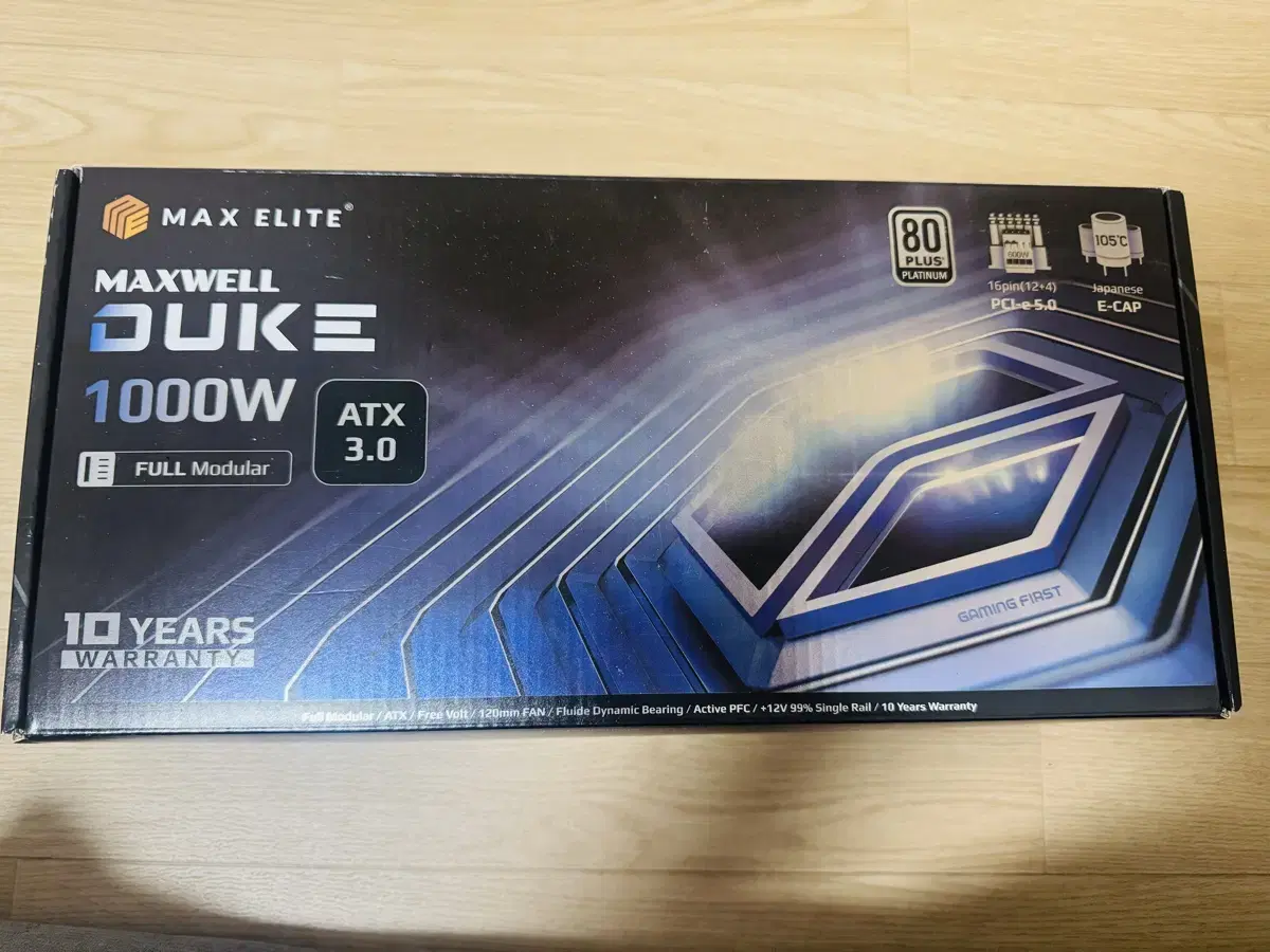 맥스엘리트 MAXWELL DUKE 1000W 80PLUS 플래티넘 풀모듈