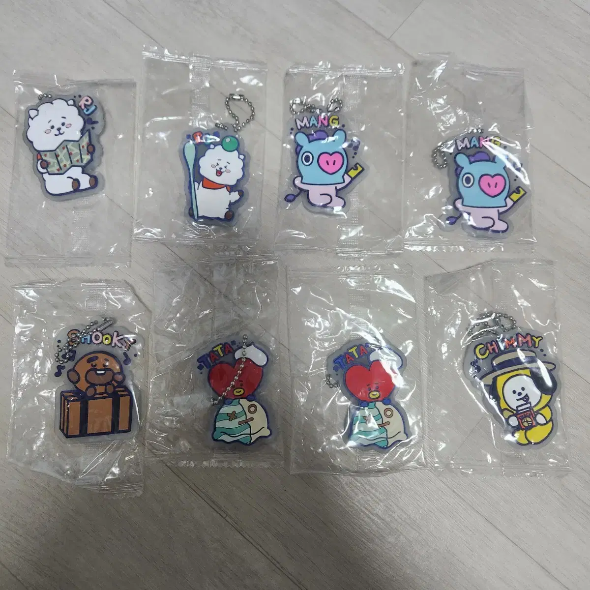 BT21 반다이 일본 가챠 키링