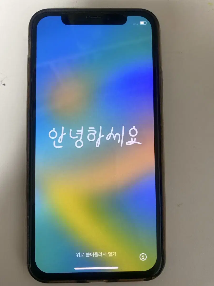 아이폰 x 64g 배터리 100