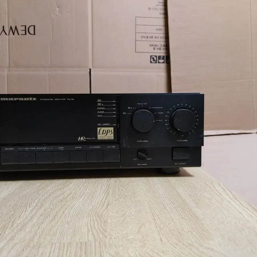 MARANTZ 마란츠 인티앰프 PM 55 고장품 (오디오 스피커 음향기기