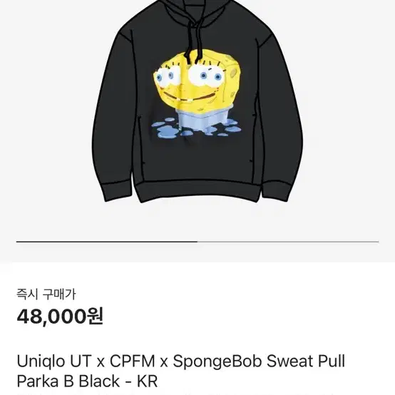 Uniqlo UT x CPFM x SpongeBob Sweat Pull