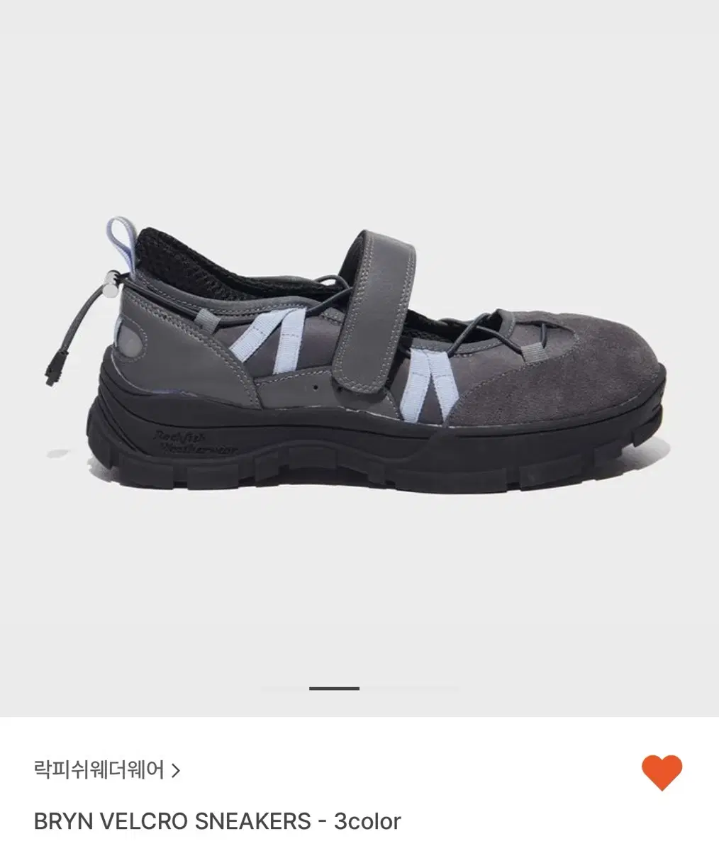 락피쉬웨더웨어 BRYN VELCRO SNEAKERS 다크그레이 240