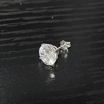 AVALANCHE 아발란치 14K 화이트 골드 스터드 귀걸이 8mm
