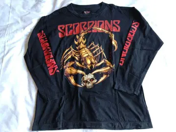SCORPIONS/스콜피온스 빈티지 롱 티셔츠 L사이즈