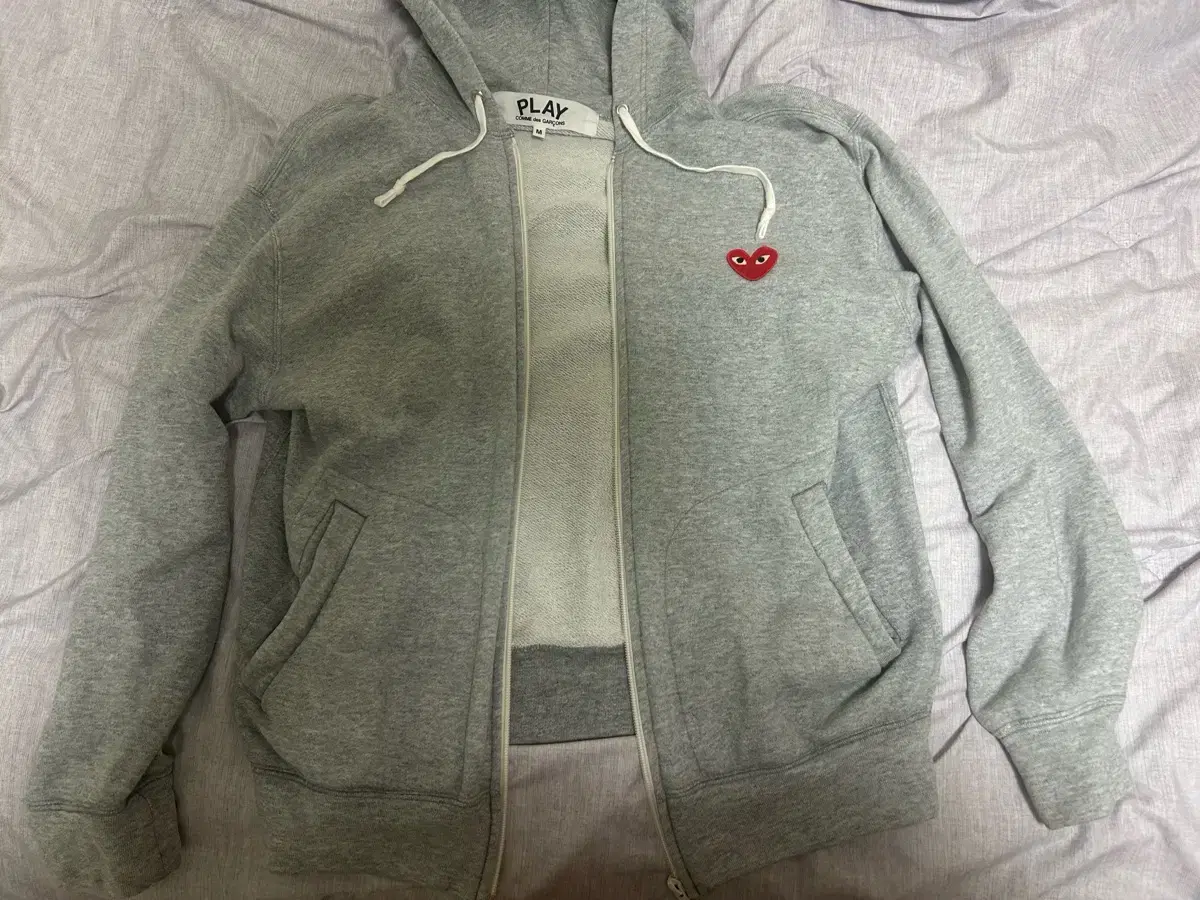 COMME des GARÇONS Hooded Zip-Up Jacket M size